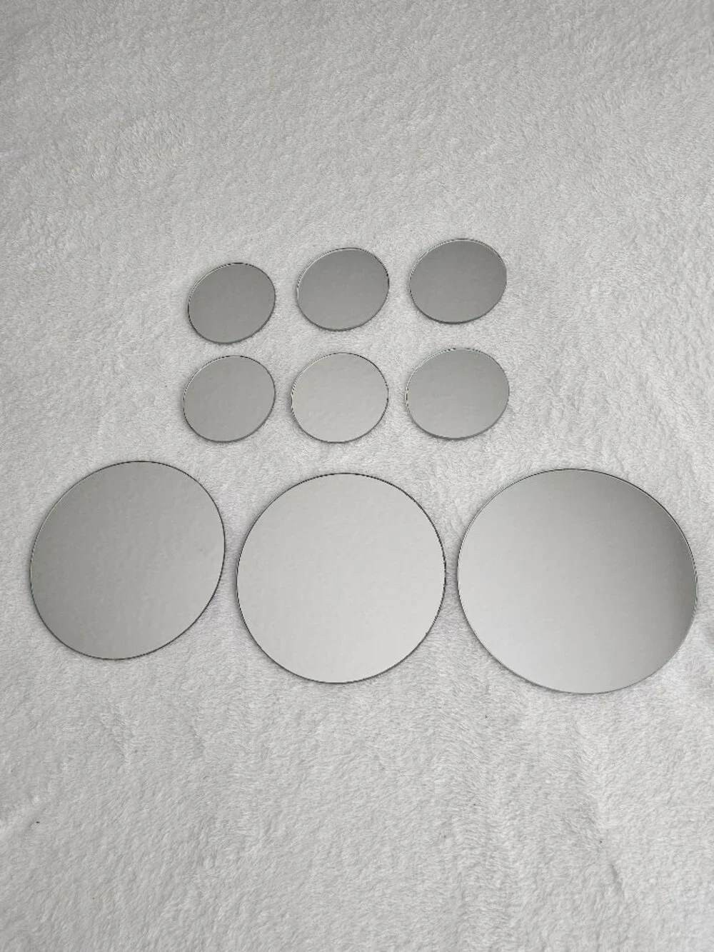 7-piece round wall mirror set